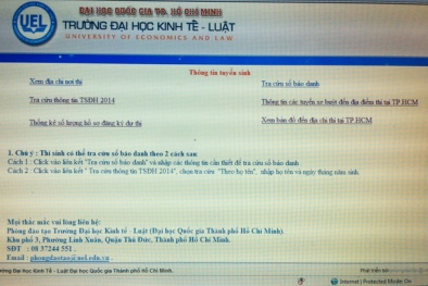 Thi ĐH 2014: Xem giấy báo dự thi ở đâu?